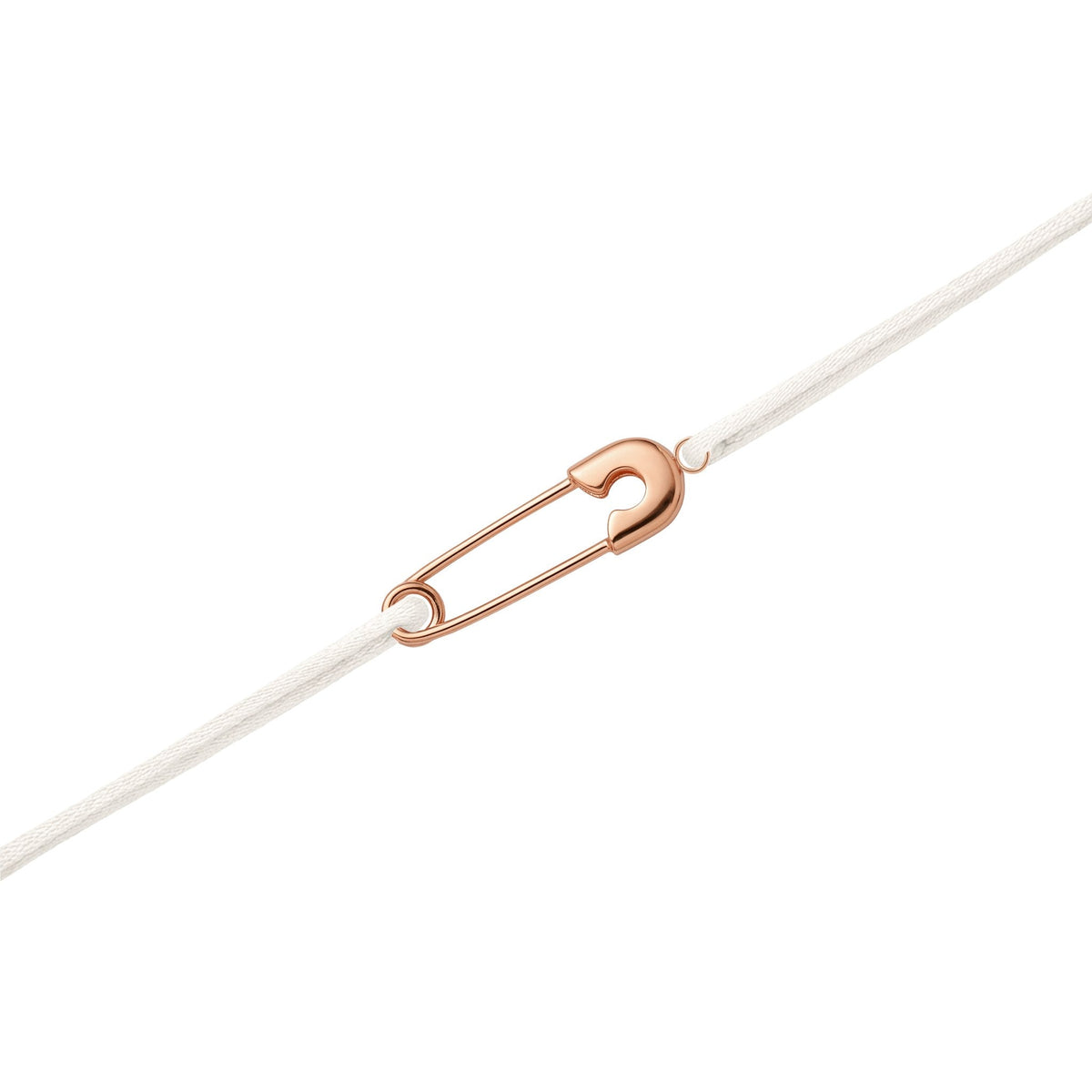 Legacy Thread Bracelet - Rose Gold / White