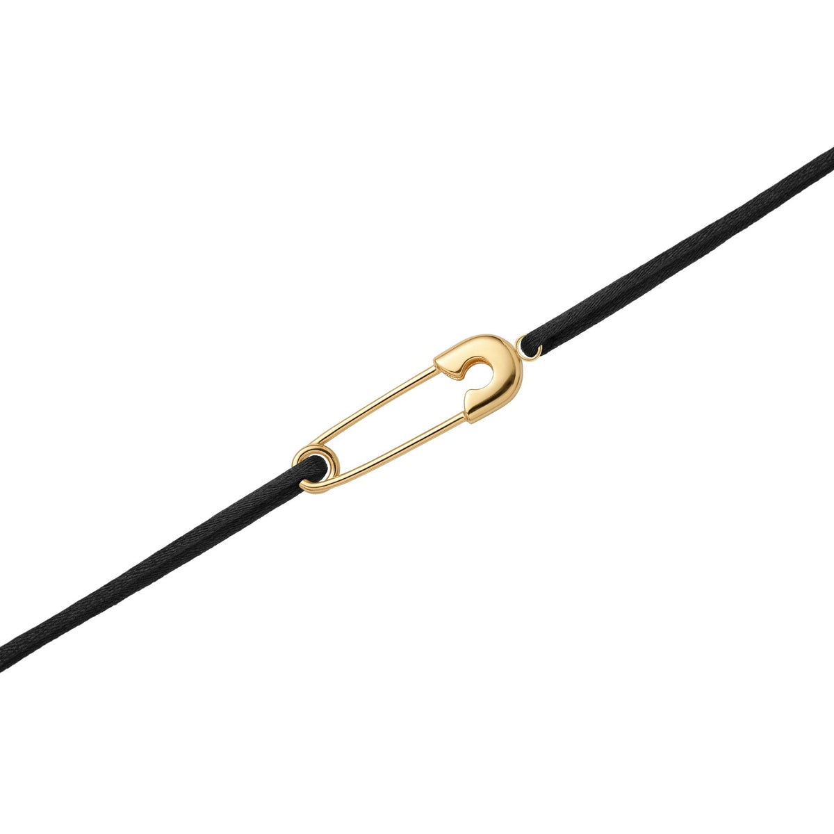 Legacy Thread Bracelet - Yellow Gold / Black