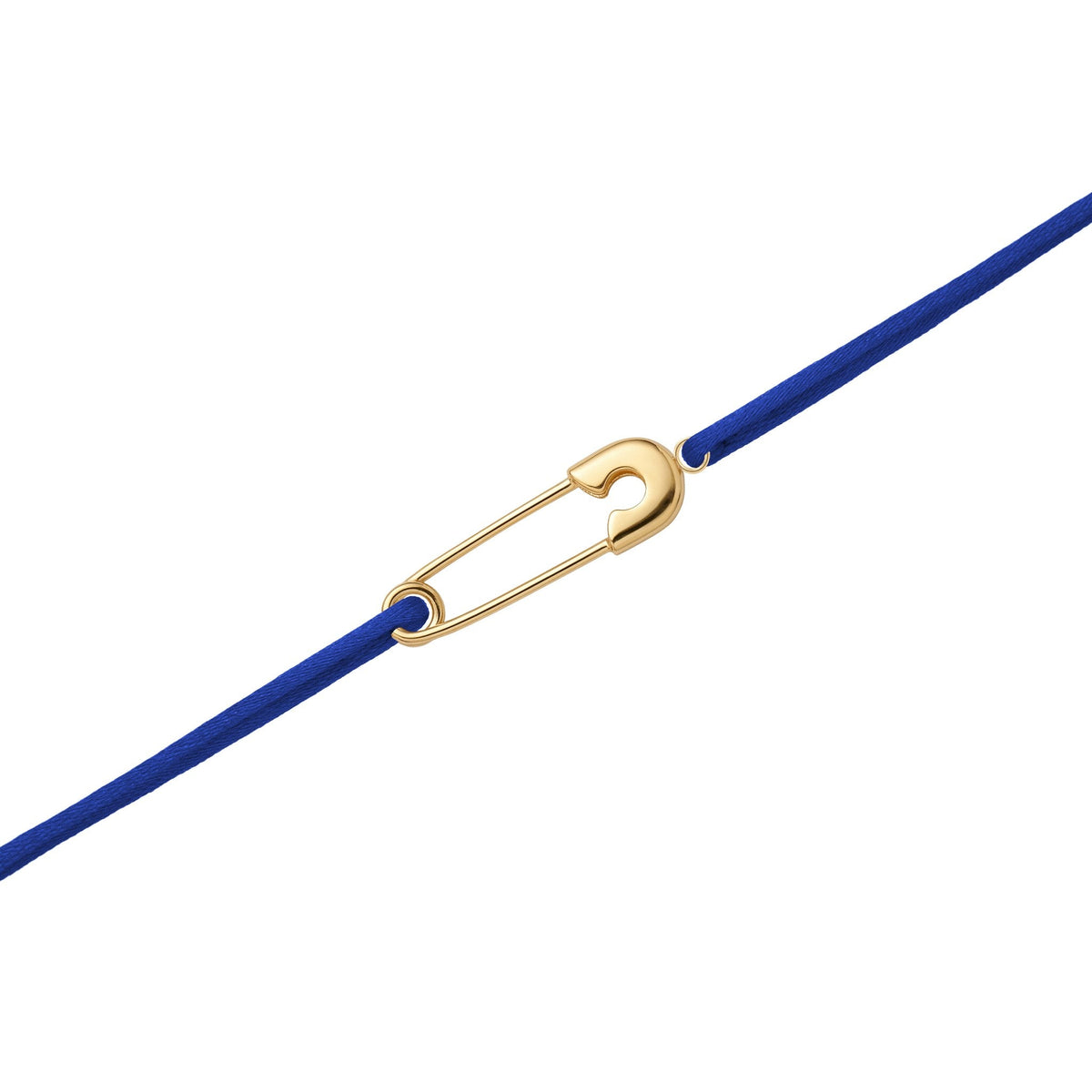 Legacy Thread Bracelet - Yellow Gold / Blue